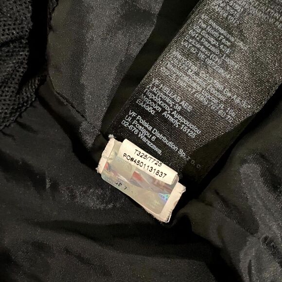 The North Face Windbreaker Jacket Women's L Black Full Zip Hooded Lined Casual - Picture 5 of 6